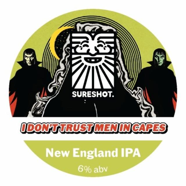 I don't trust men in capes 6.0%, Sureshot Brewing, England