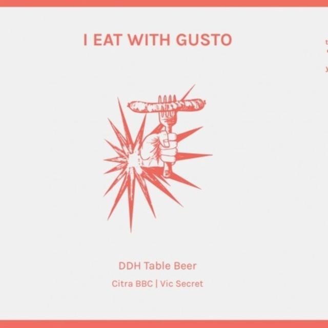 I Eat With Gusto 3.4%, Pomona Island Brew Co, England