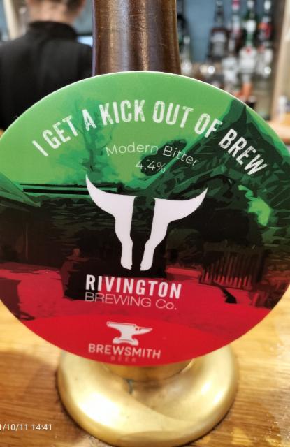 I Get a kick out of brew 4.4%, Rivington Brewing Co., England