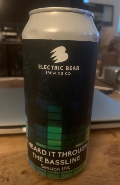 I heard it through the bassline 5.5%, Electric Bear Brewing Co., England