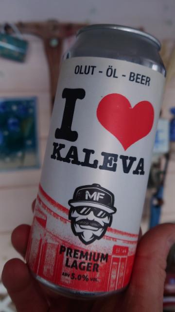 I heart Kaleva Premium Lager 5.0%, Mad Finn Brewing Co, Finland