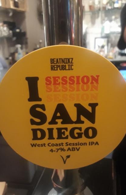 I Heart San Diego 4.7%, Beatnikz Republic Brewing Co., England