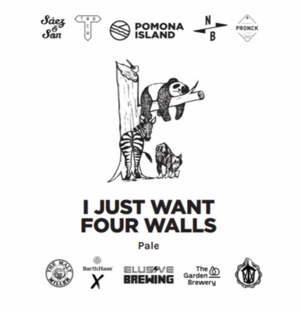 I Just Want Four Walls 5.6%, Pomona Island Brew Co, England