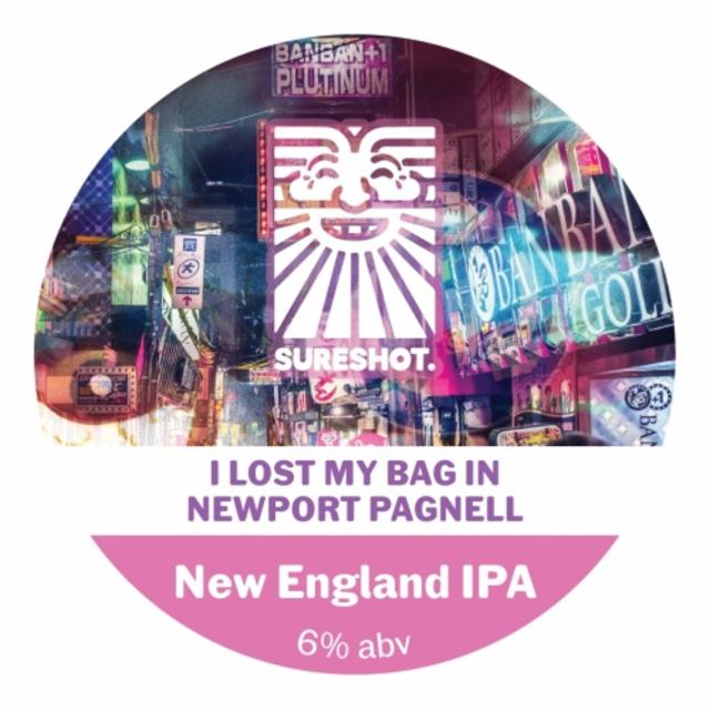 I Lost My Bag In Newport Pagnell 6.0%, Sureshot Brewing, England