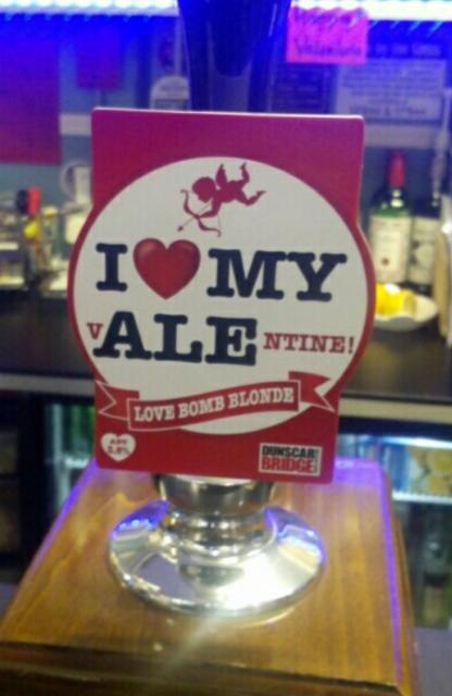 I Love My Valentine 3.8%, Dunscar Bridge Brewery, England