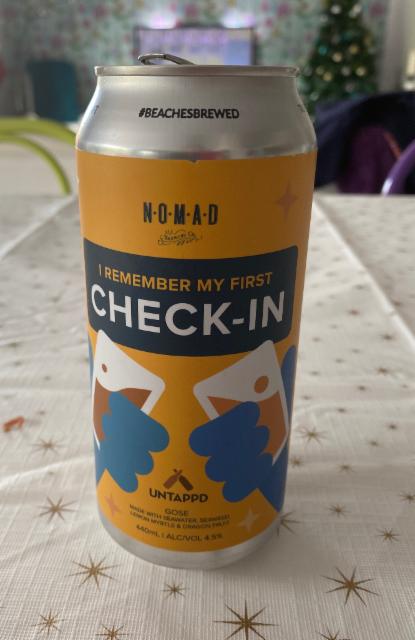 I remember my first check-in 4.5%, Nomad Brewing, Australia