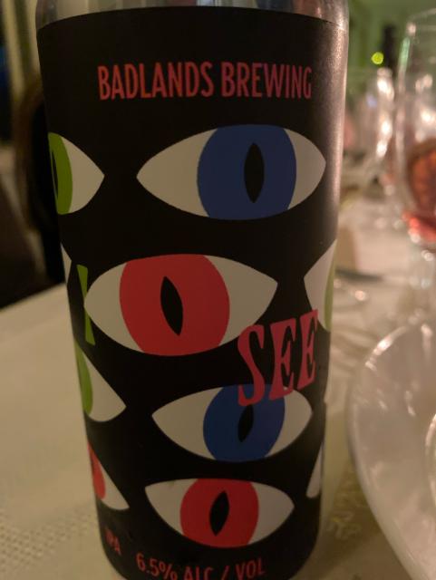 I see Hazy 6.5%, Badlands Brewing Company, Canada