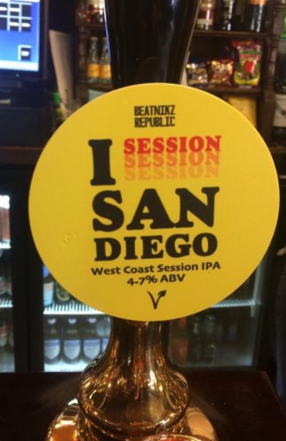 I Session San Diego 4.7%, Beatnikz Republic Brewing Co., England