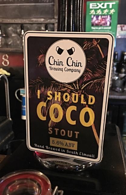 I Should Coco 5.6%, Chin Chin Brewing Company, England