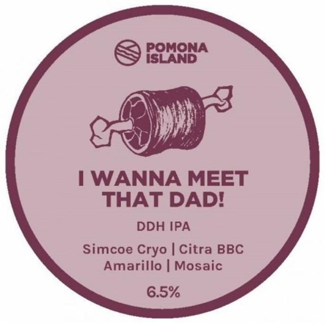 I Wanna Meet That Dad! 6.5%, Pomona Island Brew Co, England