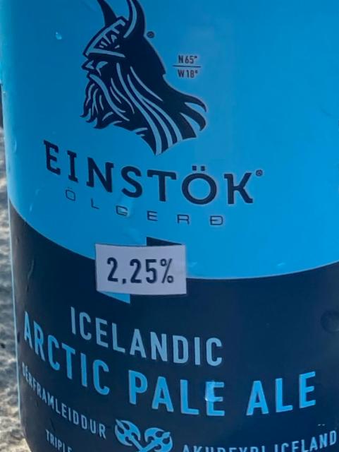 Icelandic Arctic Pale Ale 2,25%, Einstök Ölgerð, Iceland