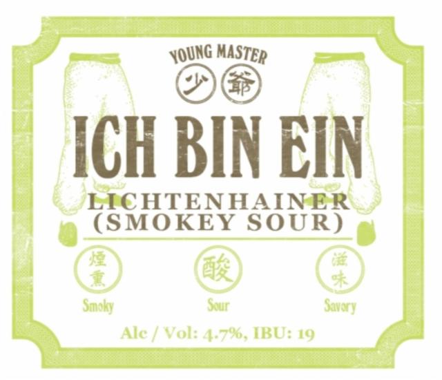 Ich Bin Ein Lichtenhainer 4.7%, Young Master Brewery / 少爺啤, Hong Kong