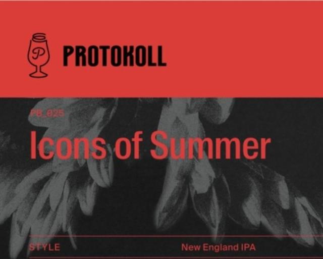 PB_025 Icons Of Summer 6.5%, Protokoll Brewery, Germany