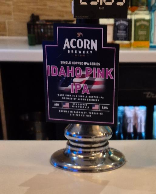 Idaho pink ipa 5.0%, Acorn Brewery, England