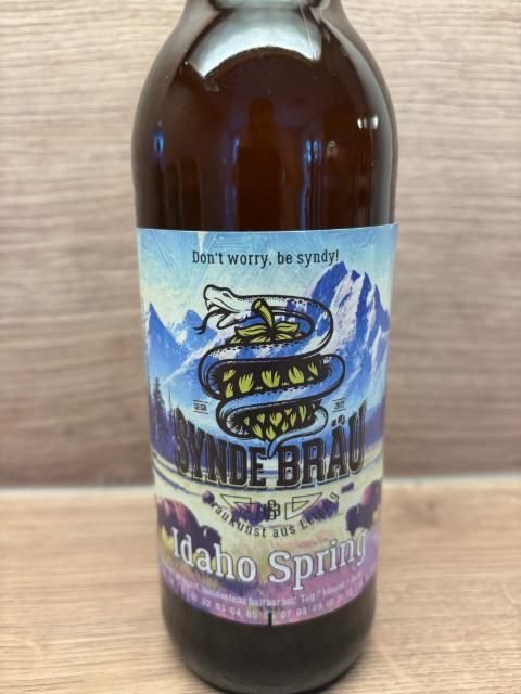 Idaho Spring 5.4%, Synde Bräu, Germany