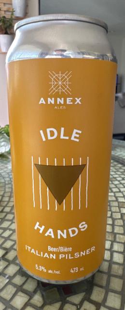 Idle Hands 5.3%, annex ale project, Canada