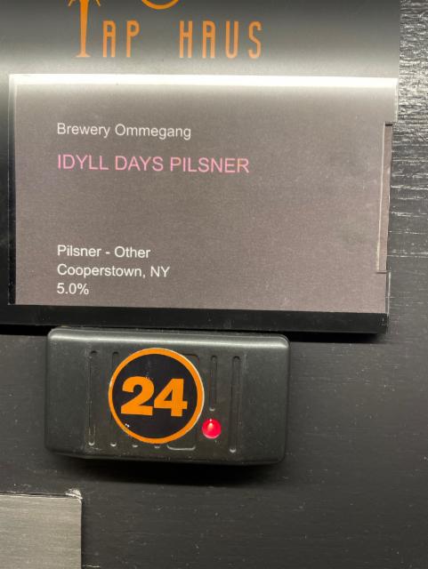 Idyll Days Pilsner 5.0%, Brewery Ommegang (Duvel-Moortgat), United States