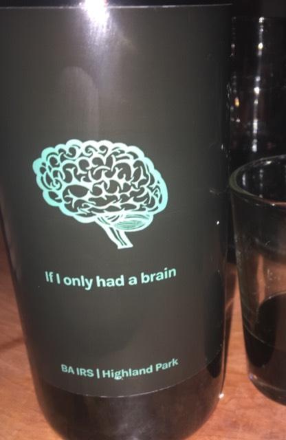 If I Only Had A Brain 11.0%, Pomona Island Brew Co, England