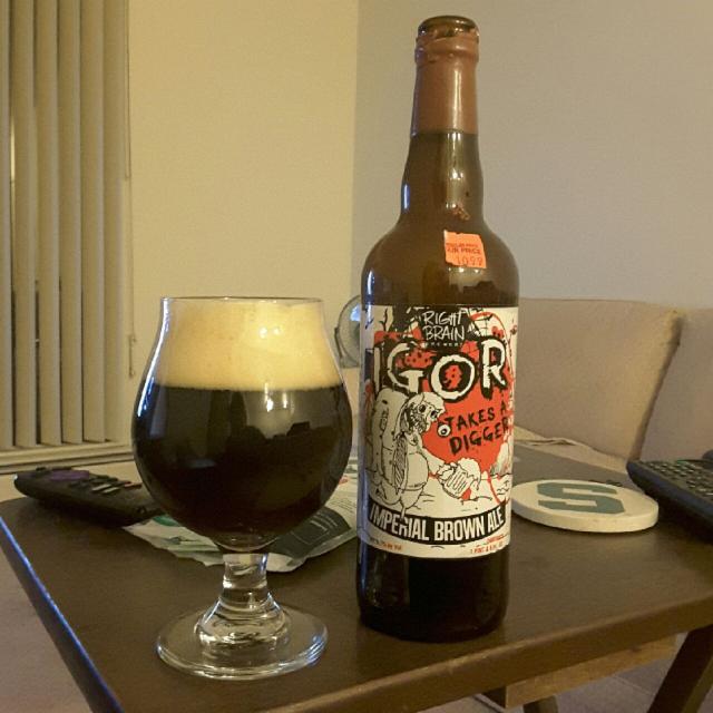 Igor Takes A Digger 7.7%, Right Brain Brewery, United States