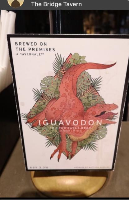 Iguavodon 3.3%, Tavernale, England