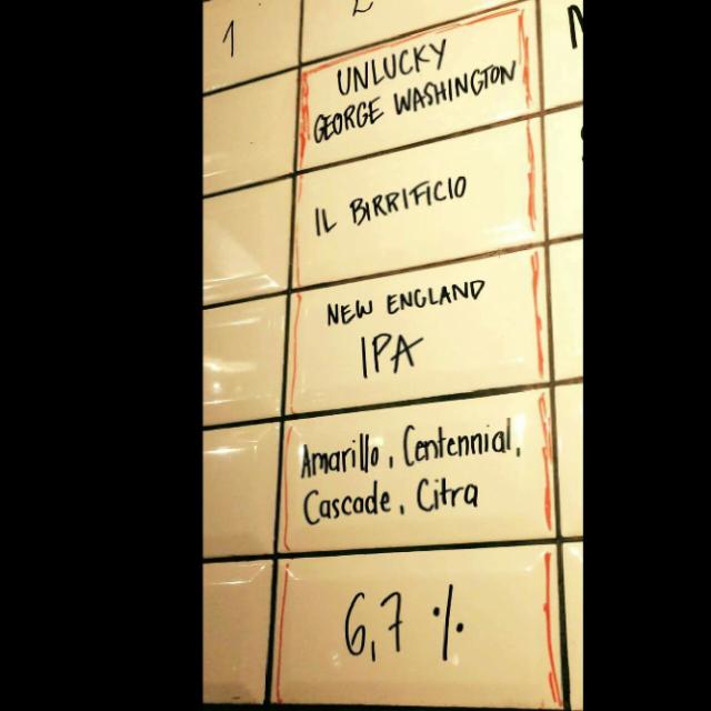 Unlucky George Washington 6.7%, Il Birrificio, Finland