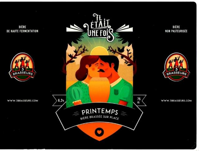 Il Était Une Fois - Printemps 6.2%, Les 3 Brasseurs / The 3 Brewers Lille, France