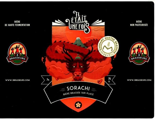 Il Était Une Fois - Sorachi 7.0%, Les 3 Brasseurs / The 3 Brewers Lille, France