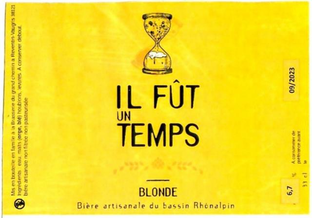 Il Fût Un Temps Blonde 5.9%, Il Fût Un Temps, France