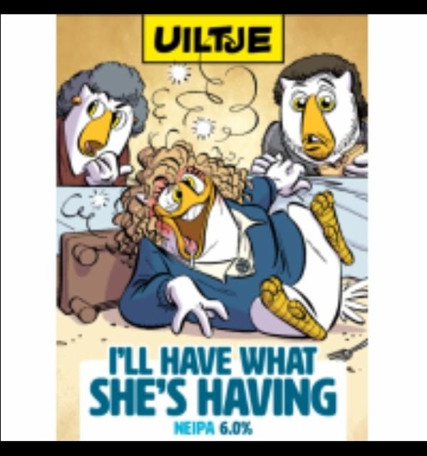 i'll have what she's having 6.0%, Uiltje Brewing Co, Netherlands