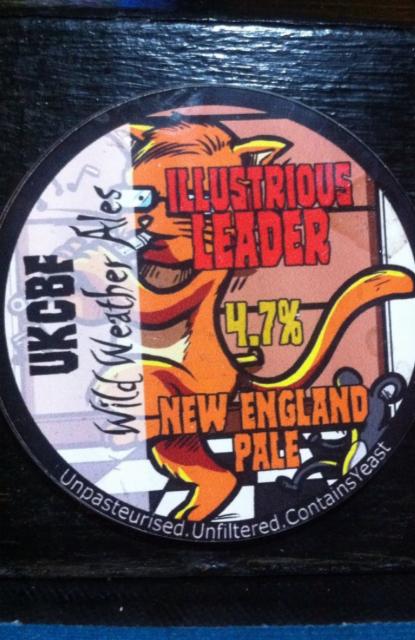 Illustrious Leader 4.7%, Wild Weather Ales, England