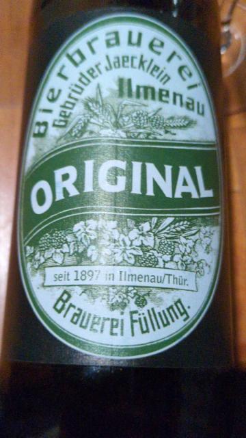 Ilmenau Original, Bierbrauerei Gebrüder Jaecklein Ilmenau