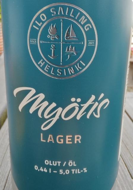 Ilo Sailing Myötis lager 5.0%, Etko Brewing, Finland