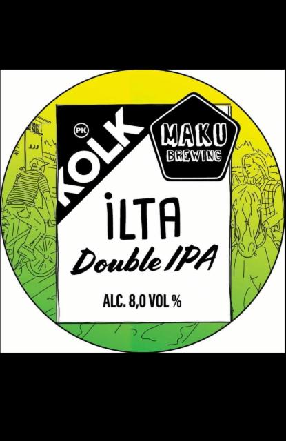 Ilta Double IPA 8.0%, Maku Brewing, Finland