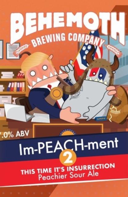 Im-Peach-Ment 2 5.5%, Behemoth Brewing Company, New Zealand
