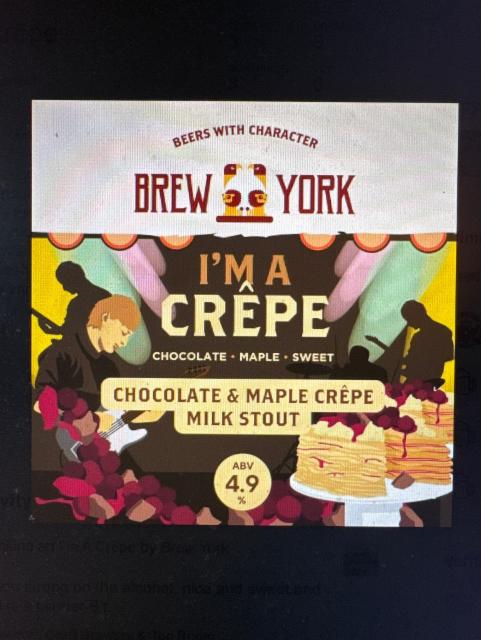 I'm A Crepe 4.9%, Brew York, England