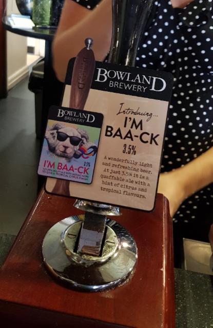 I'm baa-ck 3.1%, Bowland Brewery, England