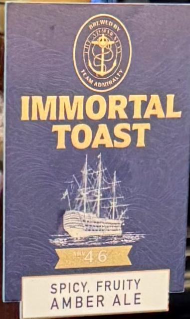 Immortal Toast 4.6%, Sambrook's Brewery, England