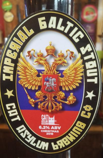 Imperial Baltic Porter 6.2%, Cat Asylum Brewery, England