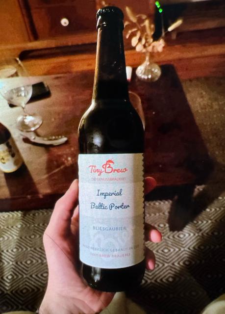 Imperial Baltic Porter 7.5%, Tiny Brew, Germany