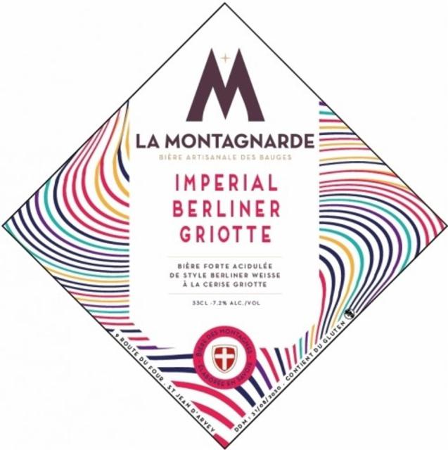 Imperial Berliner Griotte 7.2%, Brasserie La Montagnarde, France