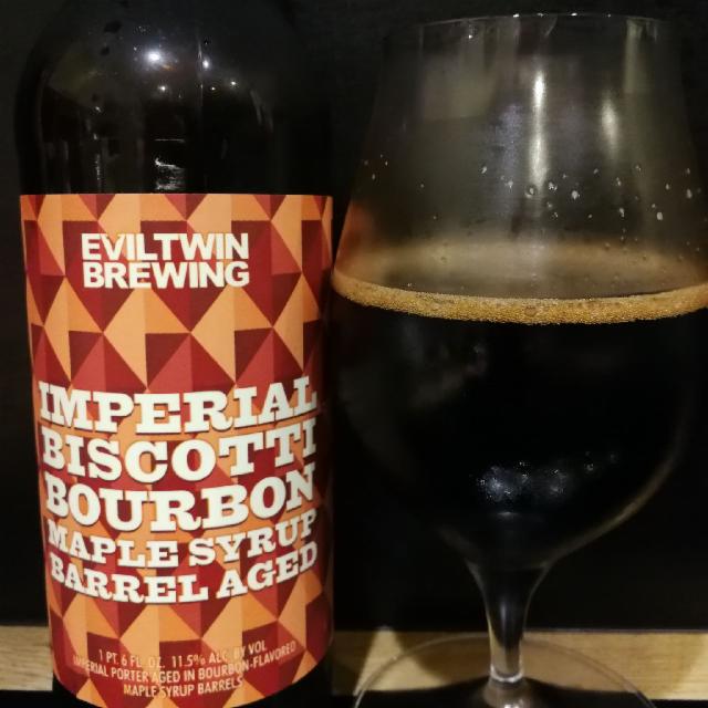 Imperial Biscotti Bourbon Maple Syrup Barrel Aged 11.5%, Evil Twin Brewing, United States