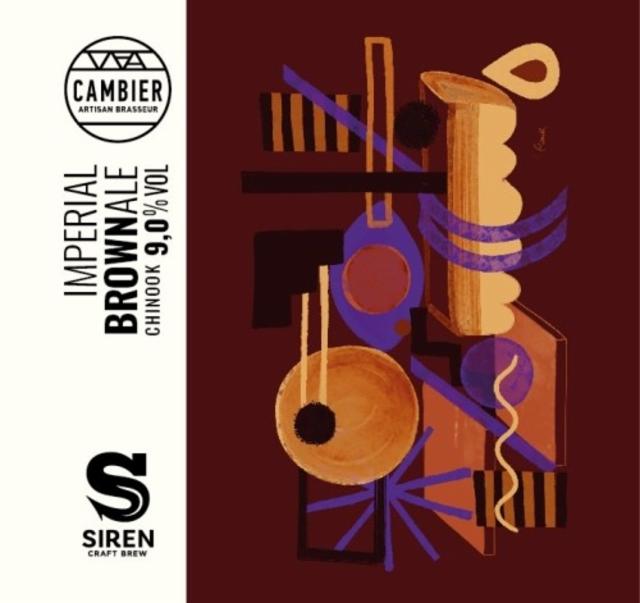Imperial Brown Ale Chinook (X Siren) 9.0%, Brasserie Cambier, France