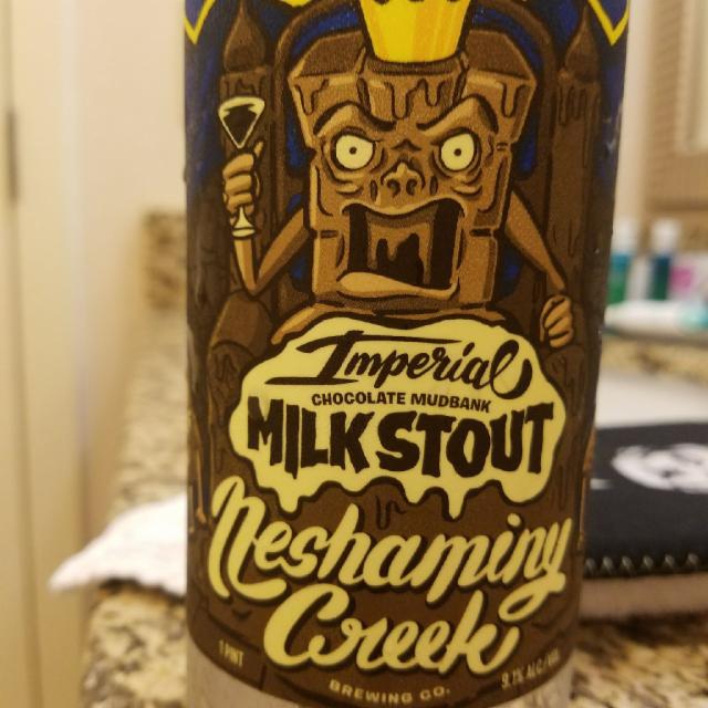 Imperial Chocolate Mudbank Milk Stout 9.3%, Neshaminy Creek Brewing Company, United States