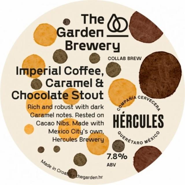 Imperial Coffee, Caramel & Chocolate Stout (Collab Hércules) 7.8%, The Garden Brewery, Croatia