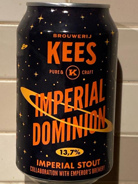 Imperial Dominion 13.7%, Brouwerij Kees, Netherlands