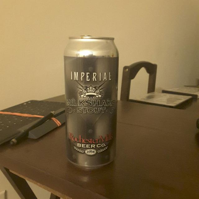 Imperial Milkshake Stout (2017) 9.0%, Rochester Mills Beer Company, United States
