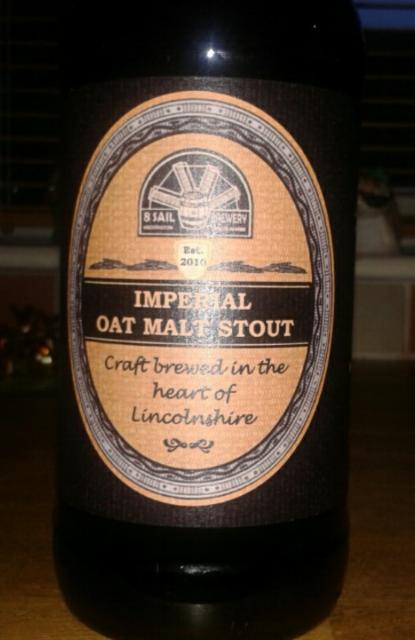 Imperial Oat Malt Stout 6.8%, 8 Sail Brewery, England