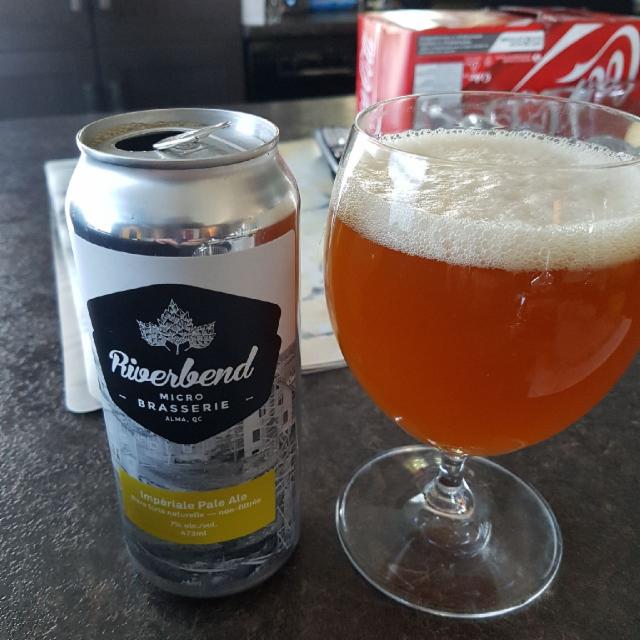 Imperial pale ale 7.0%, Microbrasserie Riverbend, Canada