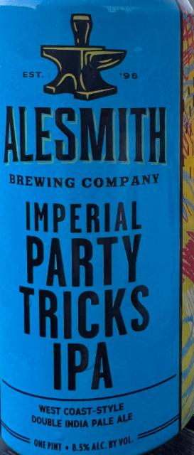 Imperial party tricks IPA 8.5%, Alesmith Brewing Company, United States