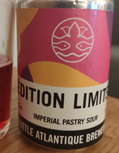 Imperial pastry sour - framboise cassis vanille 7.0%, Little Atlantique Brewery, France